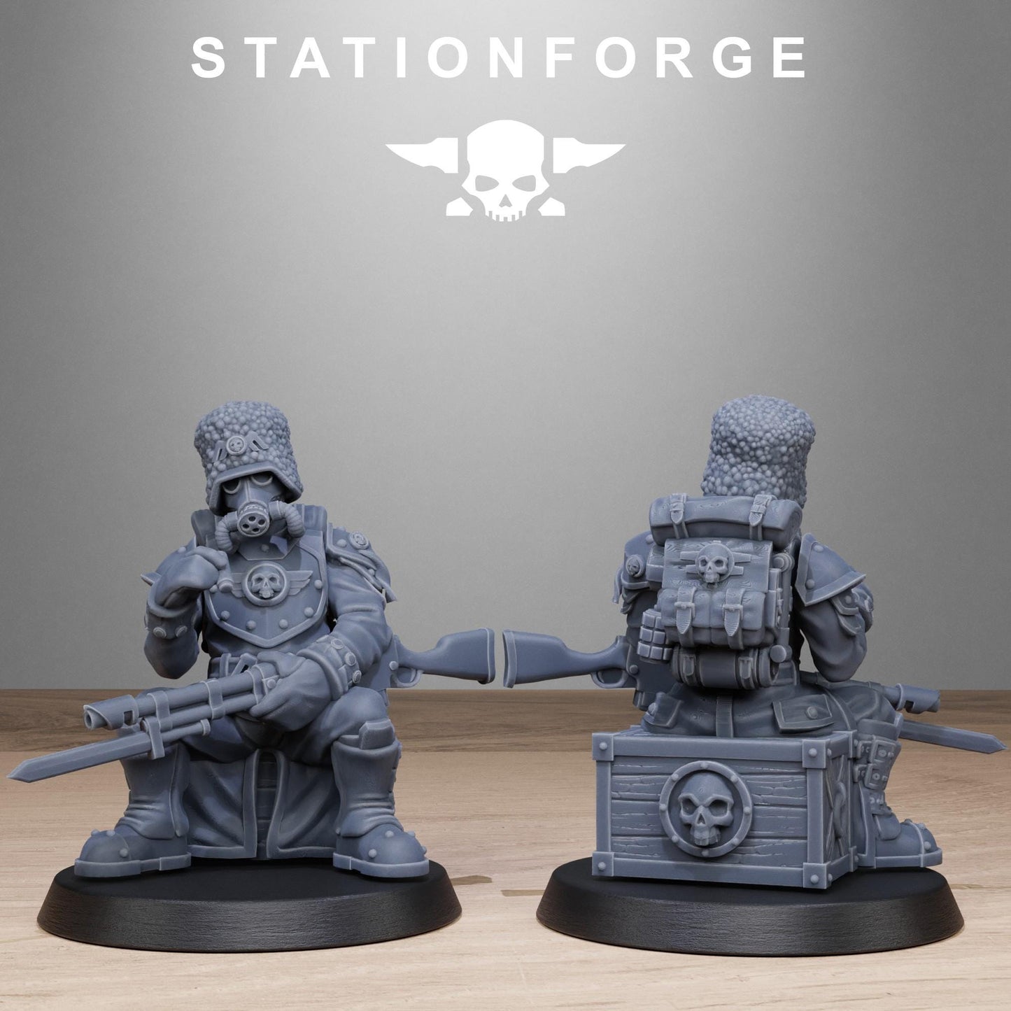 Station Forge Grimguard Royals 3d printed proxie Wargames