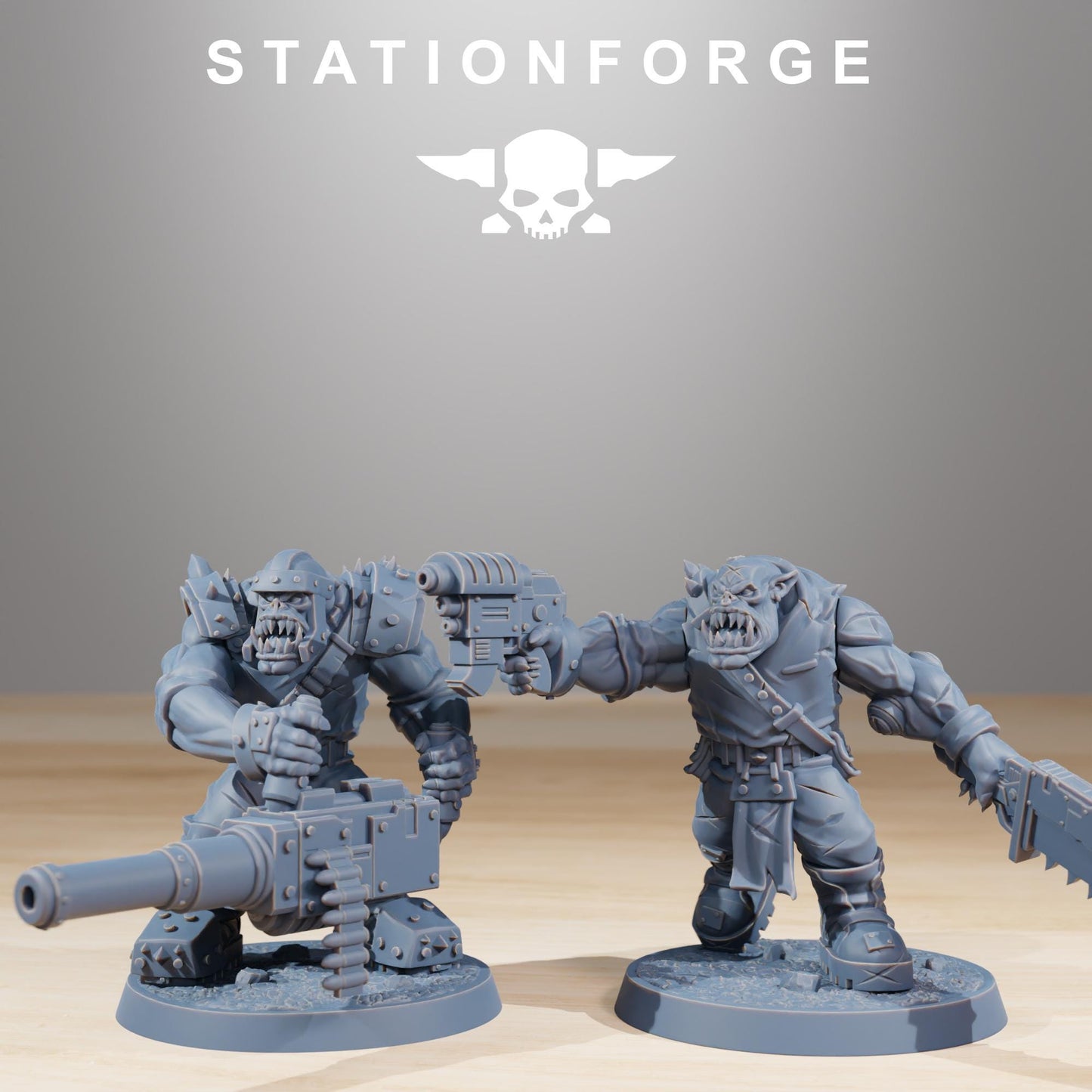 Station Forge Orkaz Infantry 3d printed proxie Wargames minitures rpg