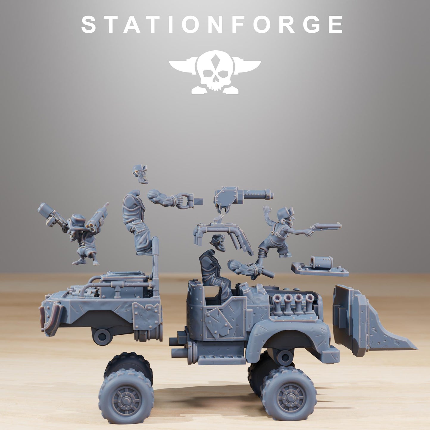 Station forge Orkaz Speedsters  Proxy minitures Tabletop RPG Wargaming 3 to choose from