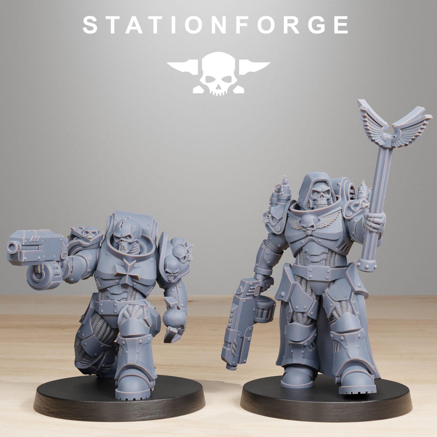 Station Forge Socratis Reverends unit 3d printed proxie Wargames / Marines