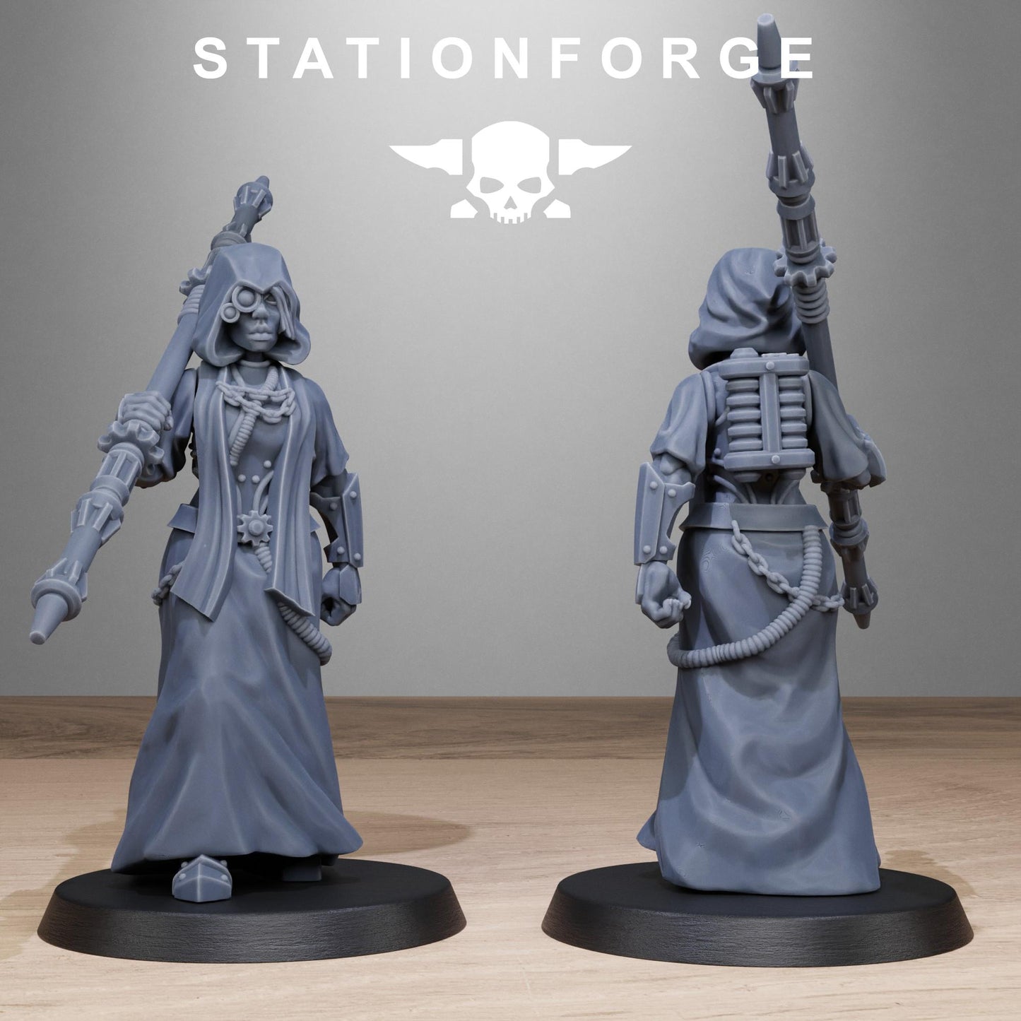 Station Forge Scavenger Sisters Priests Proxy minitures Tabletop RPG Wargaming