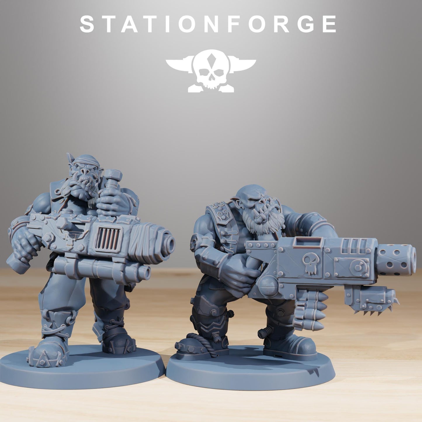 Station Forge Orkaz Pirates 3d printed proxie Wargames minitures rpg
