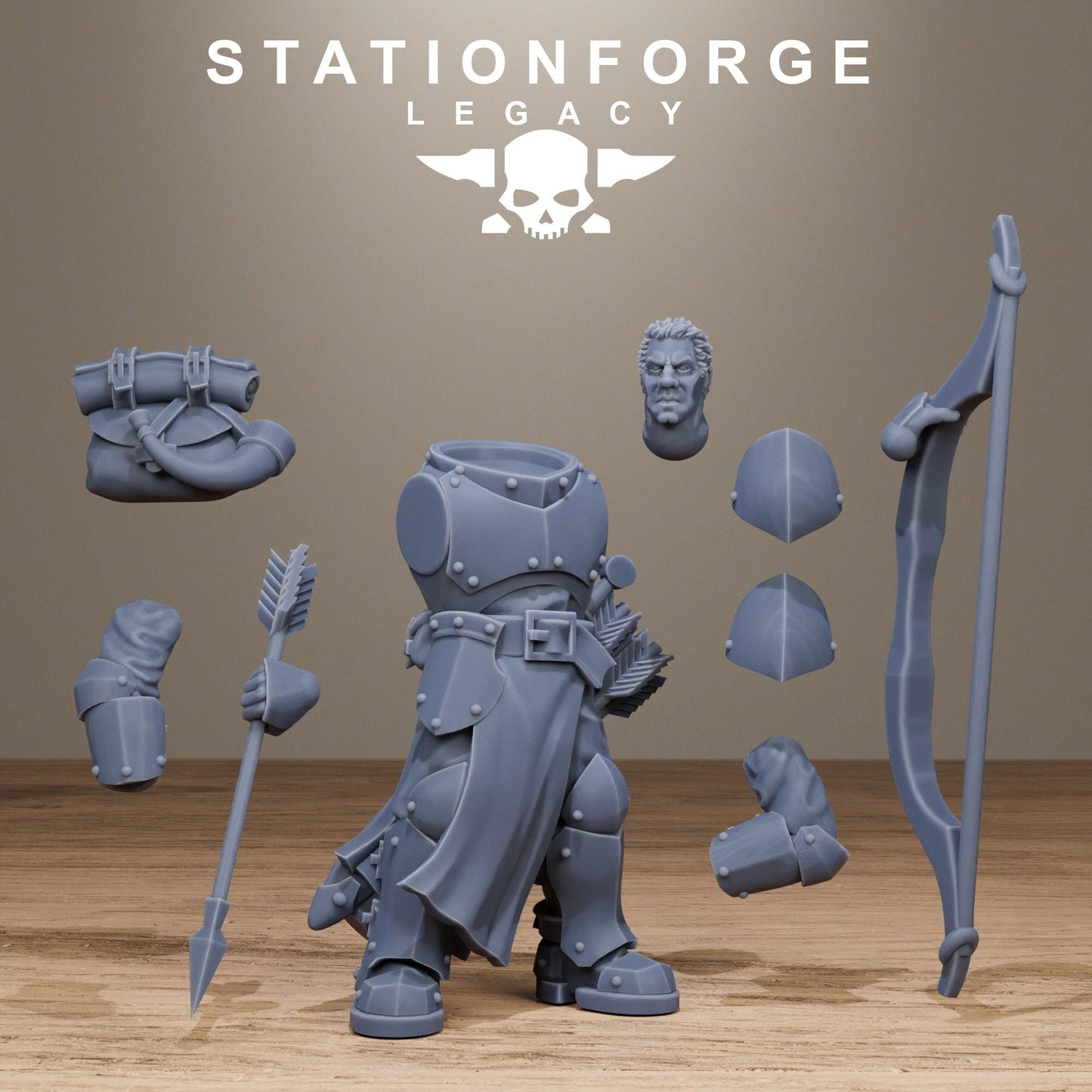 Station Forge Legacy  Solaris Archers 3d printed proxie Wargames New Faction