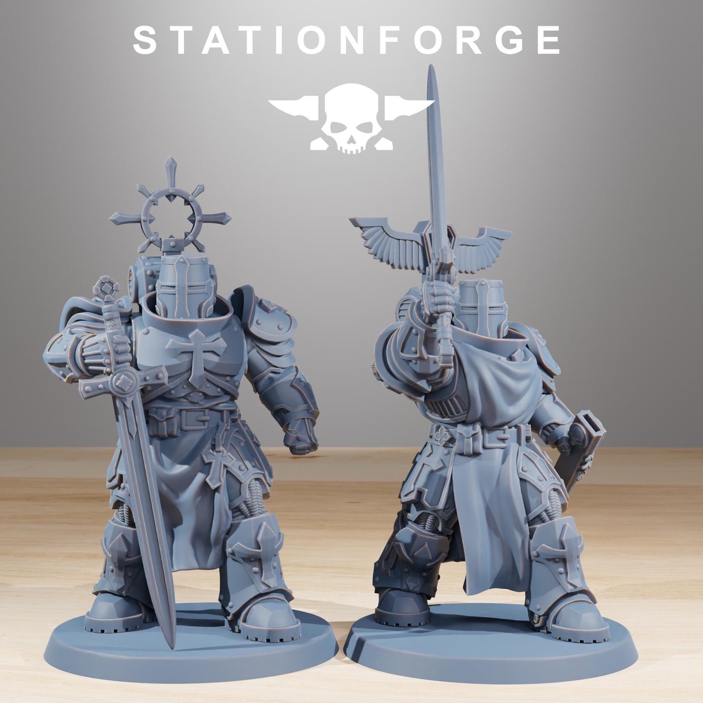 Station Forge Socratis Zealots unit 3d printed proxie Wargames / Marines