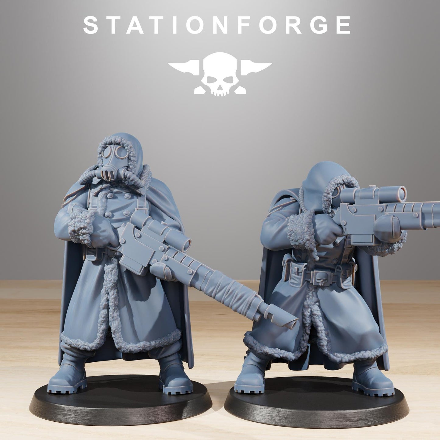 Station Forge GrimGuard Frostwatch Marksmen 3d printed proxie Wargames