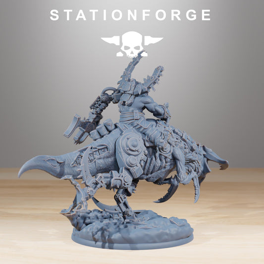 Station ForgeOrkaz Beast Boss minitures  Tabletop RPG Wargaming custom weapon choice now available