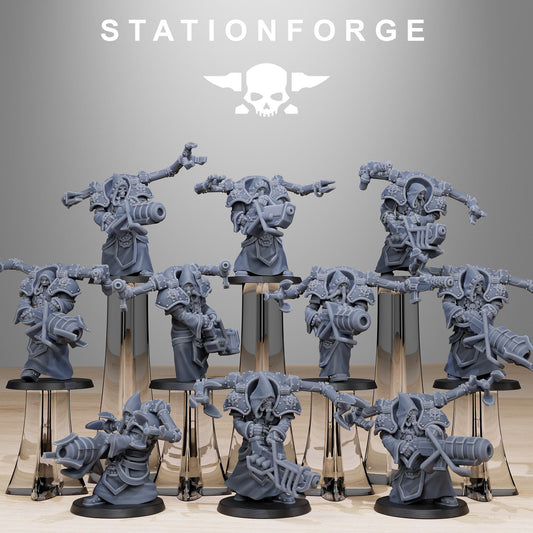 Station Forge Scavenger_Volatiles_Infantry Proxy minitures Tabletop RPG Wargaming