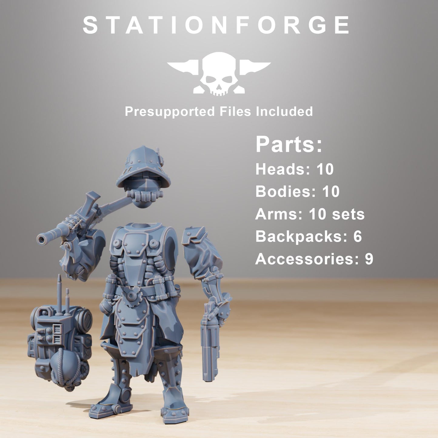 Station Forge Frontliners Infantry Proxy minitures Tabletop RPG Wargaming