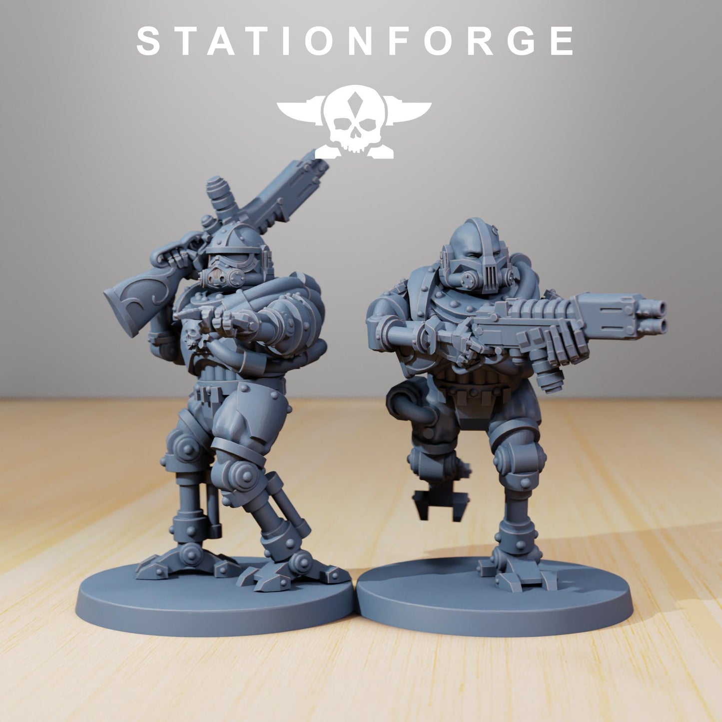 Station Forge Scavenger Frontliners Proxy minitures Tabletop RPG Wargaming
