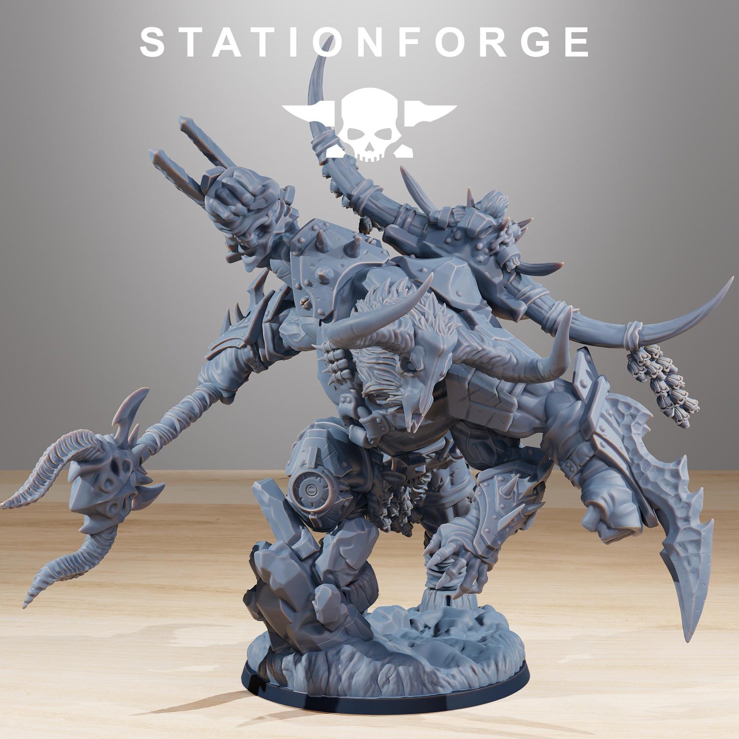 Station Forge Corrupted Beasts Leader Proxy minitures Tabletop RPG Wargaming