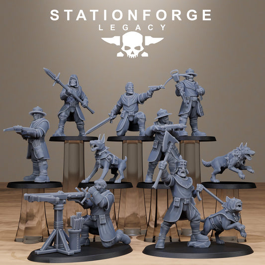 Station Forge Legacy Thorncrest Hunters 3d printed proxie Wargames New Faction