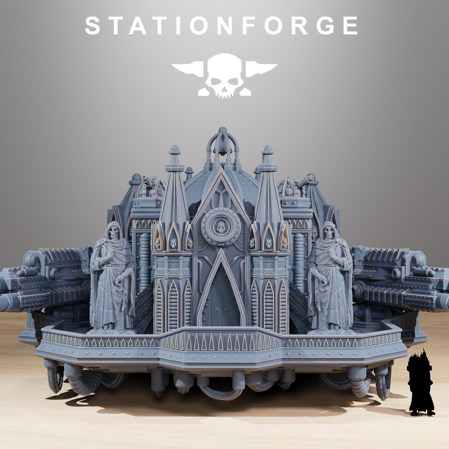 Scavenger Trident Massive 60cm tall big boy  printed in resin and sent in parts
