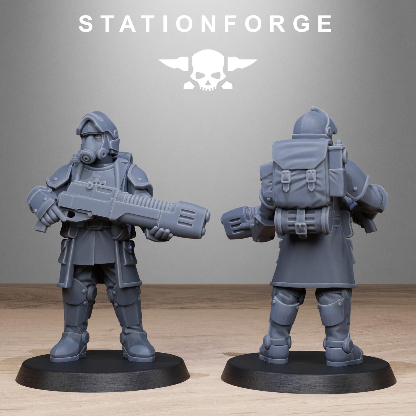 Station Forge RoyalGuard Enforces 3d printed proxie Wargames