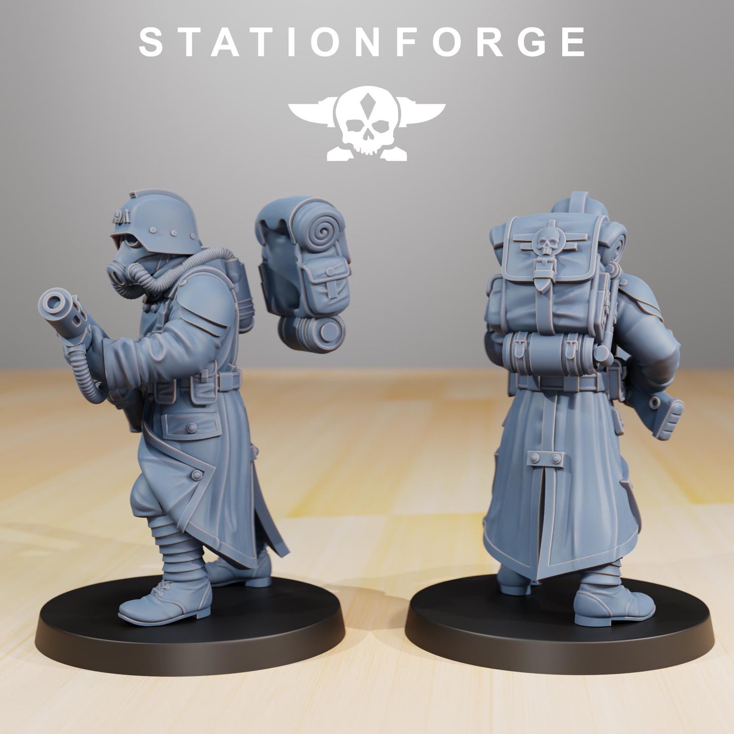 Station Forge GrimGuard Infantry Builder Kit 3d printed proxie Wargames