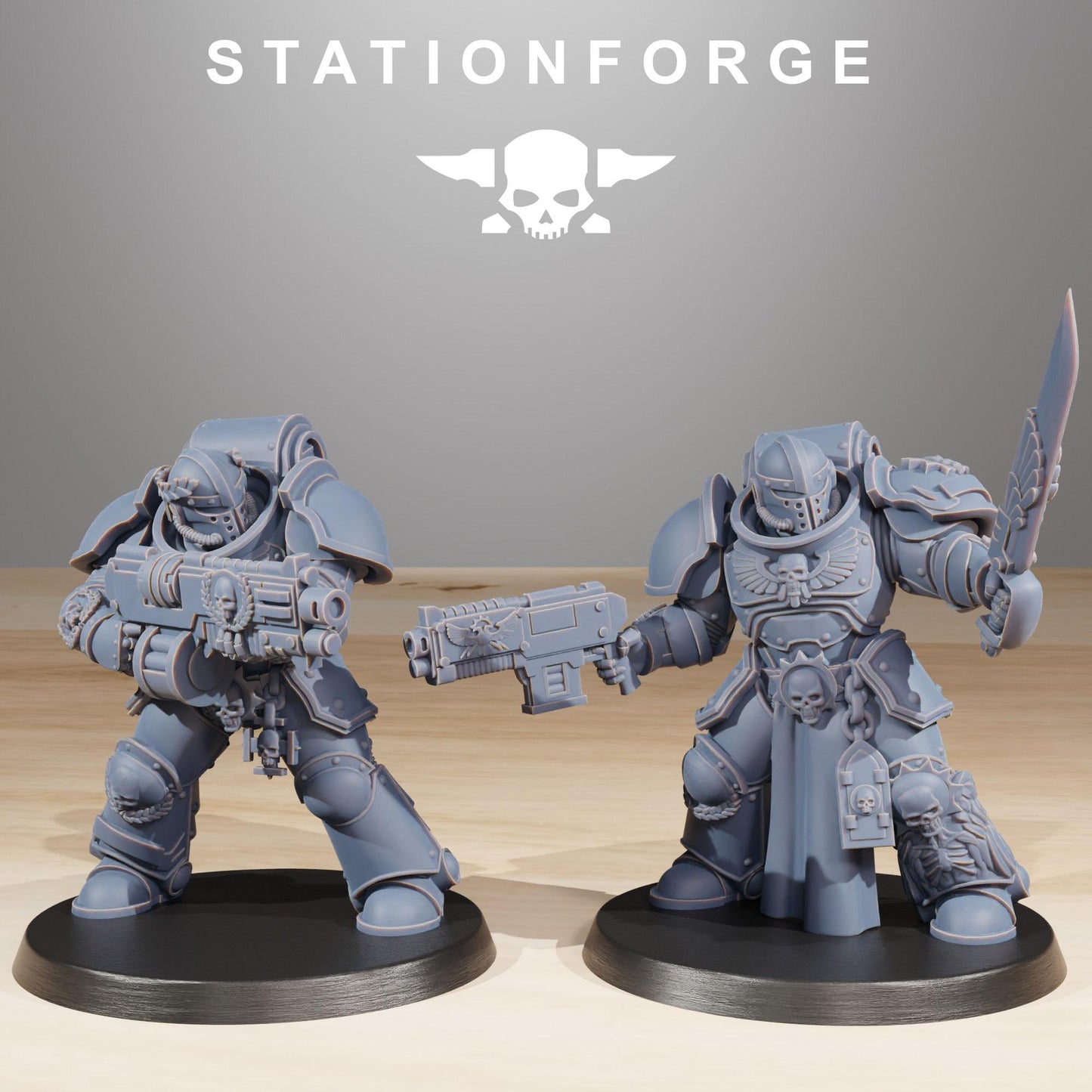 Station Forge Socratis Elites unit 3d printed proxie Wargames / Marines