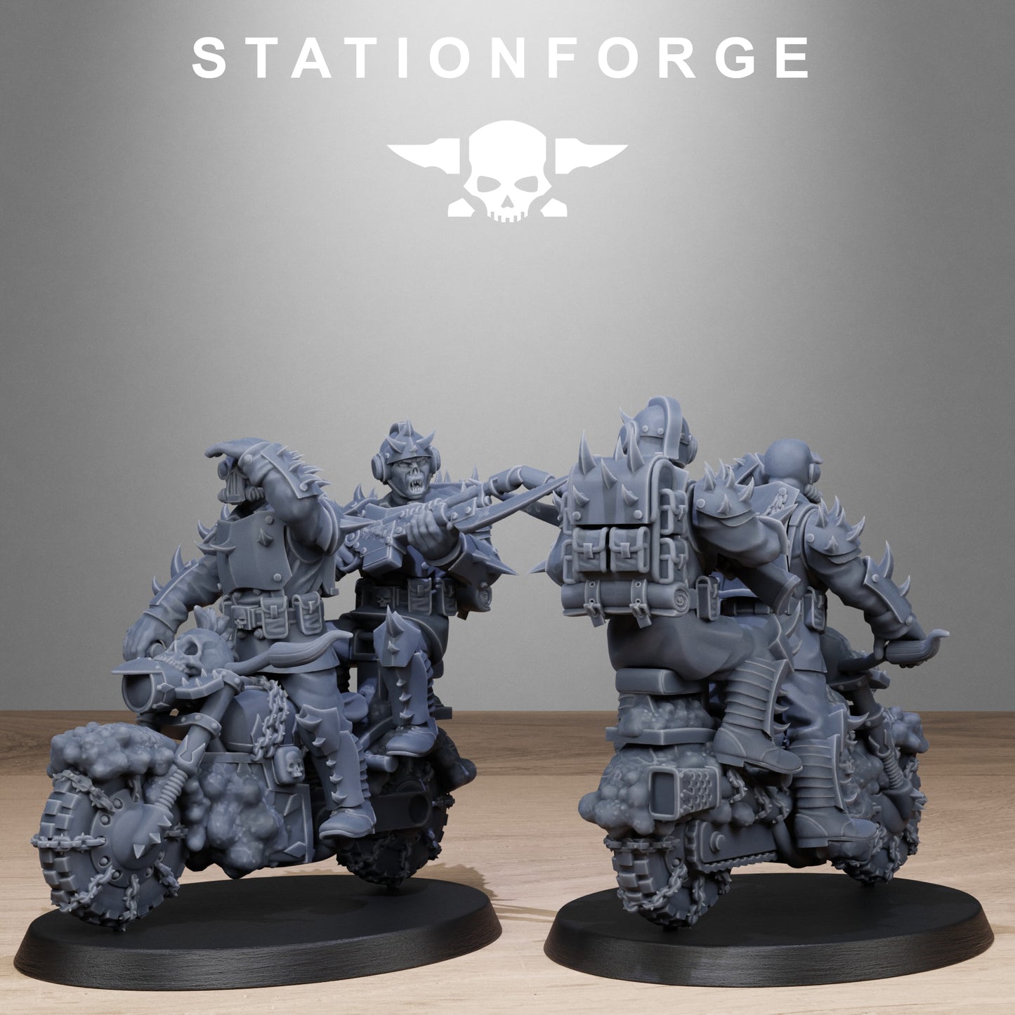 10 x Corrupted Guard Bikers Designed by Station Forge
