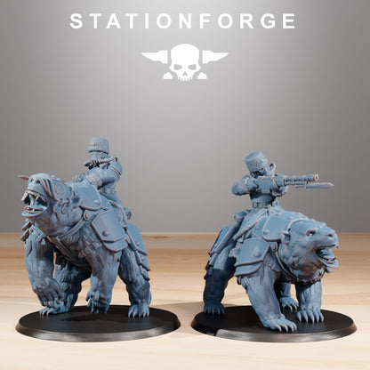 10 x GrimGuard Bear Riders Designed by Station Forge