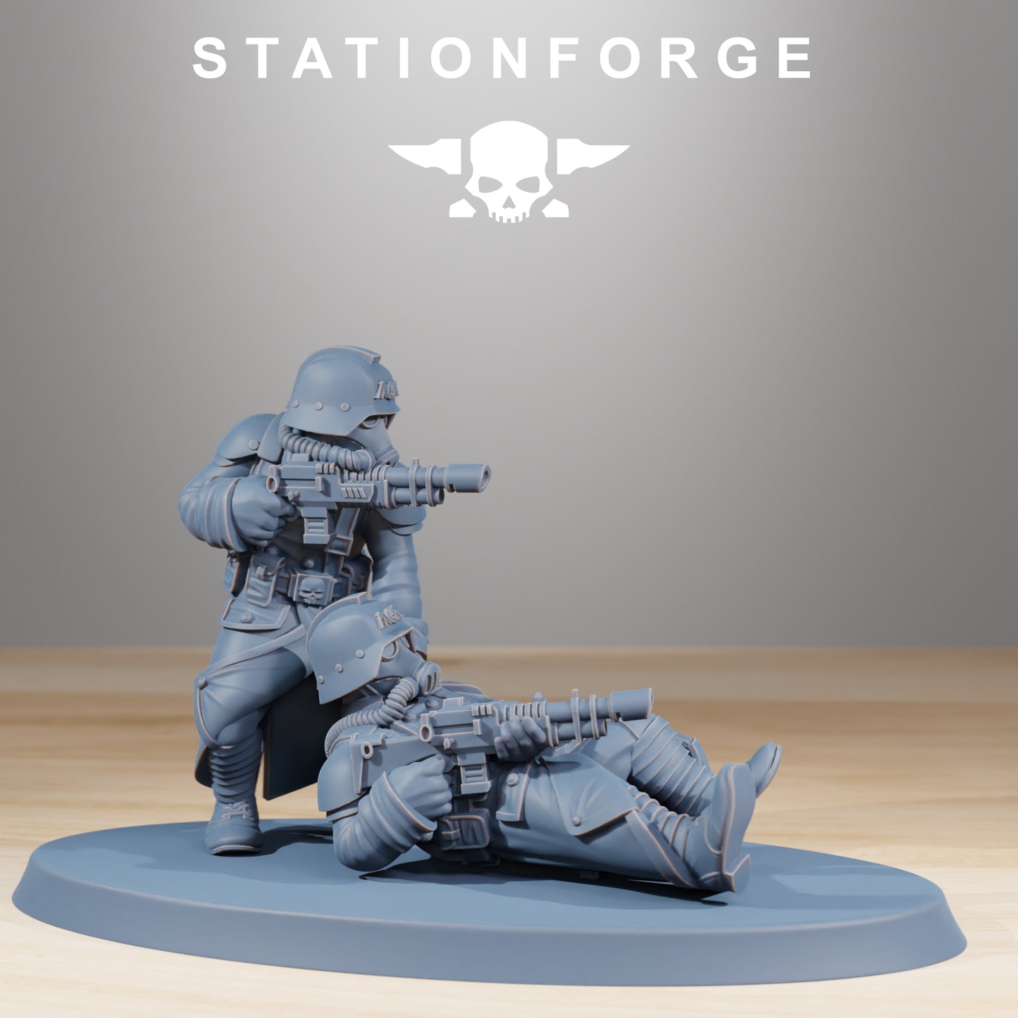 11 x GrimGuard Casualties Designed by Station Forge