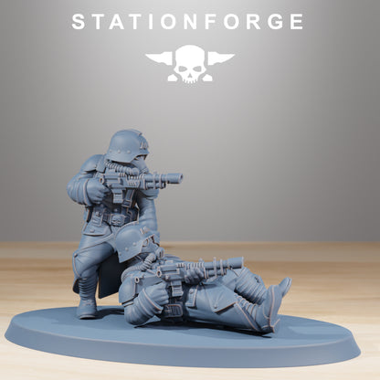 11 x GrimGuard Casualties Designed by Station Forge