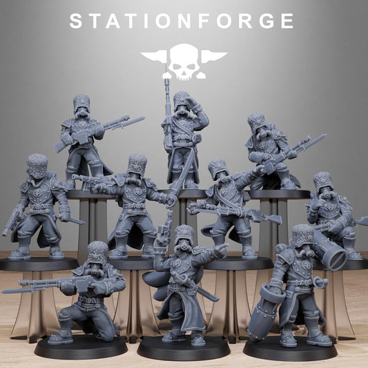 Station Forge Grimguard Royals 3d printed proxie Wargames