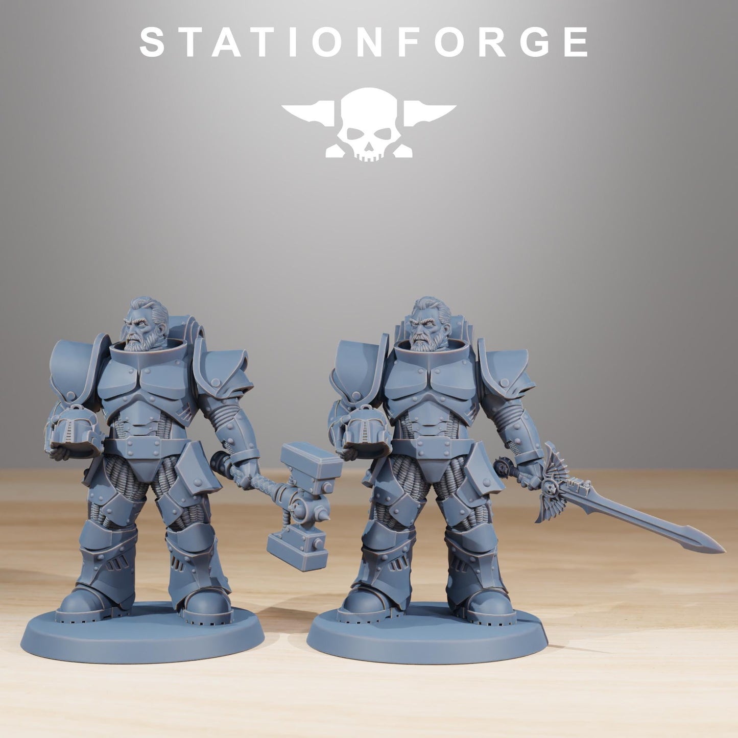Station Forge Socratis Melee Infantry unit 3d printed proxie Wargames / Marines
