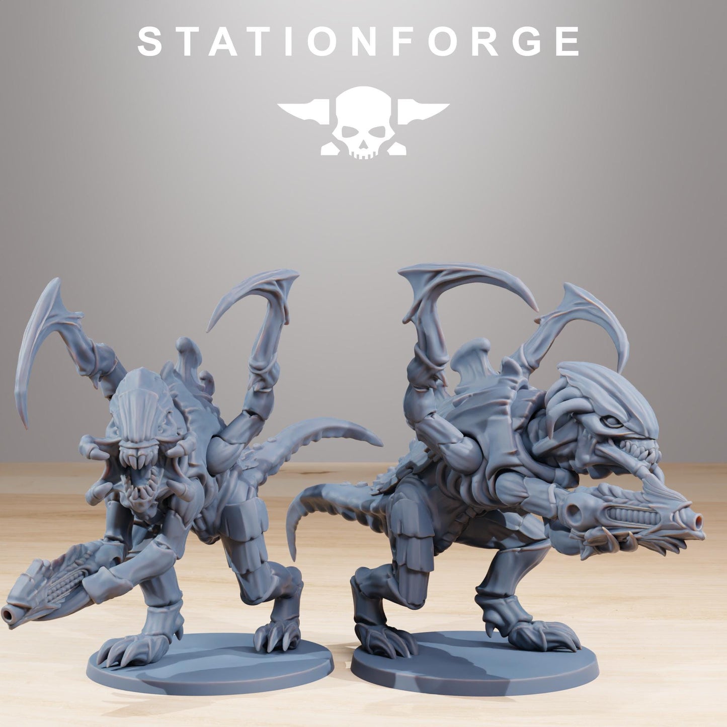 Station Forge Xenarid Infantry 2.0 Proxy minitures Tabletop RPG Wargaming