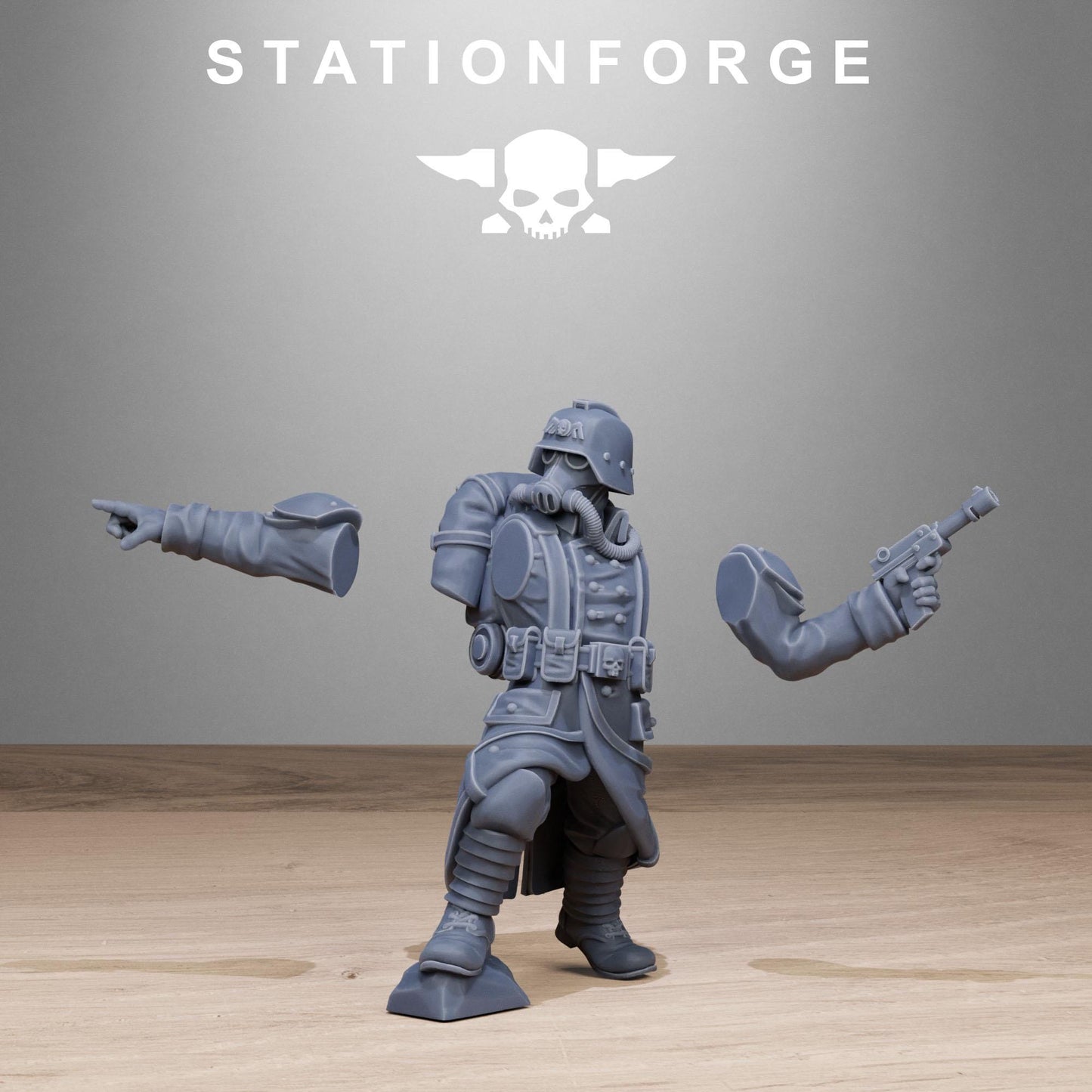 Station Forge GrimGuard_Rocketers 3d printed proxie Wargames
