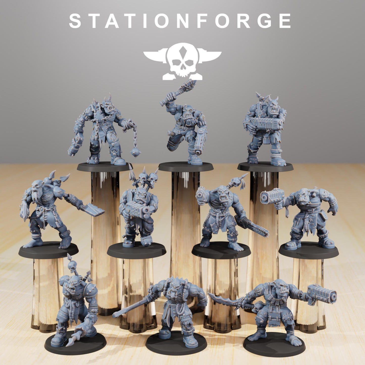 Station Forge Orkaz Plague Spreadaz Proxy minitures Ork Tabletop RPG Wargaming