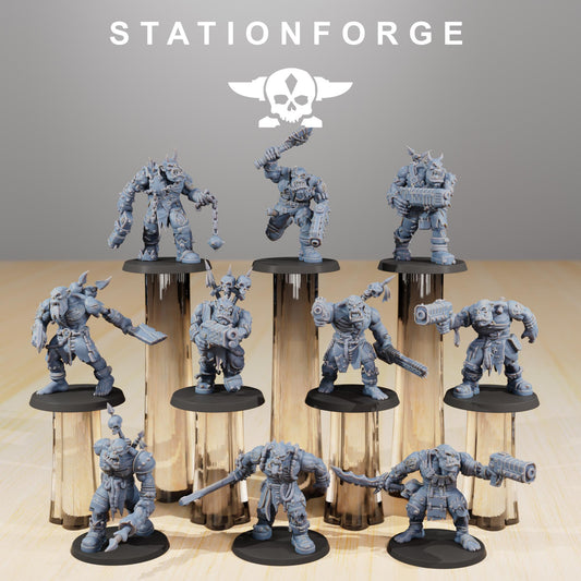 Station Forge Orkaz Plague Spreadaz Proxy minitures Ork Tabletop RPG Wargaming