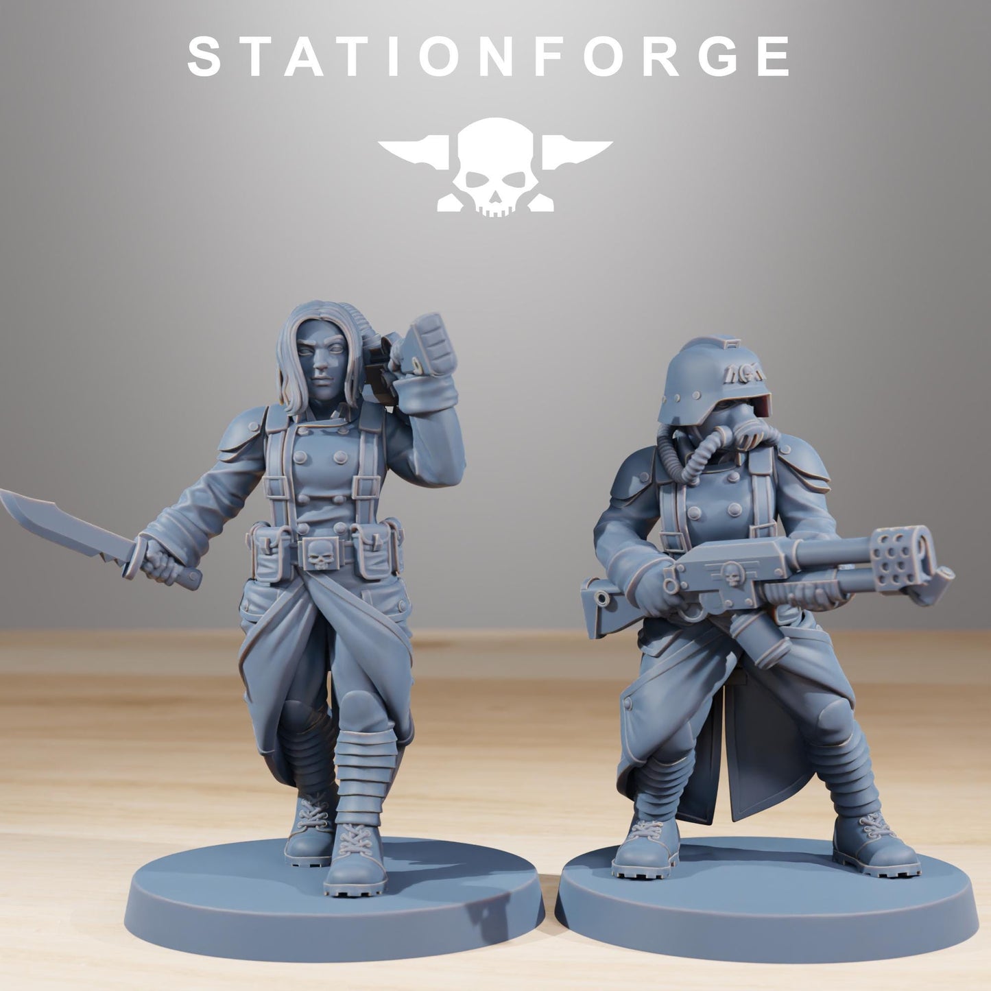 Station Forge GrimGuard Sisters of War 3d printed proxie Wargames