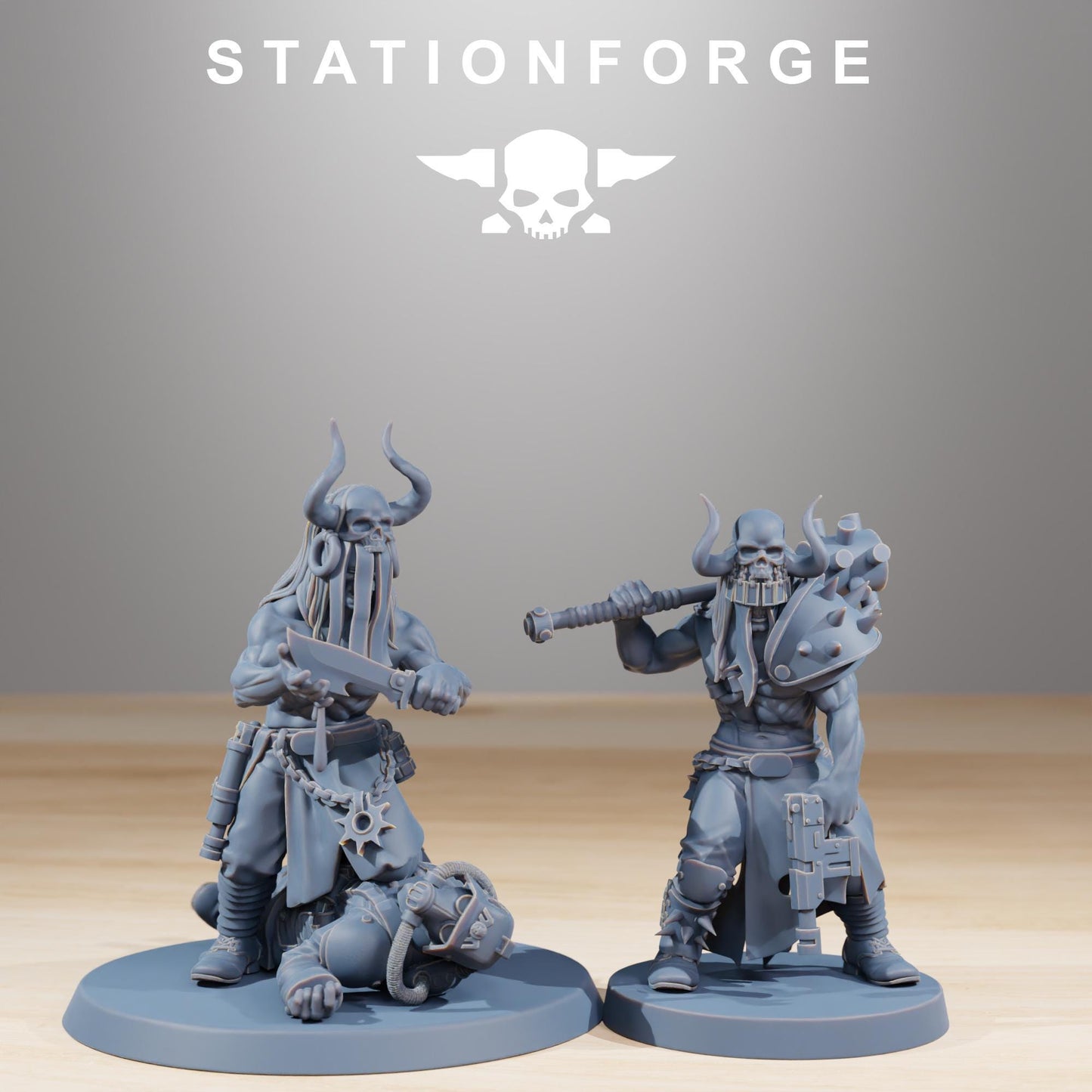 Station Forge Corrupted Guard Sectarians Team Proxy  minitures Tabletop RPG Wargaming