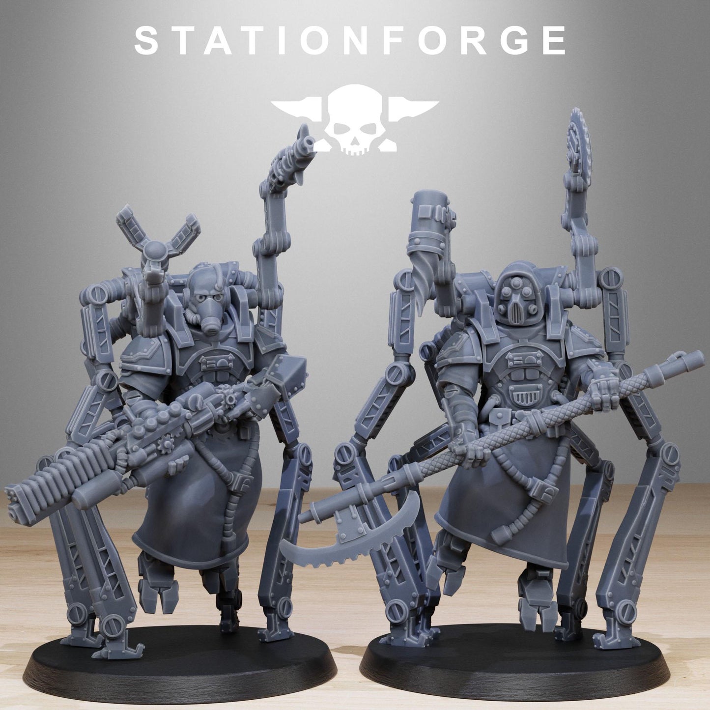 Station ForgeScavenger_Octapods Proxy minitures Tabletop RPG Wargaming