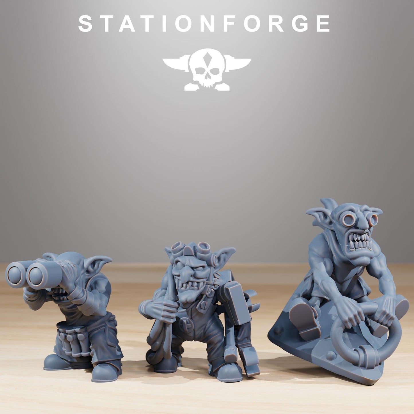 Station forge Orkaz Run Rolla (BIG BOY) Proxy minitures Tabletop RPG Wargaming 130mm base