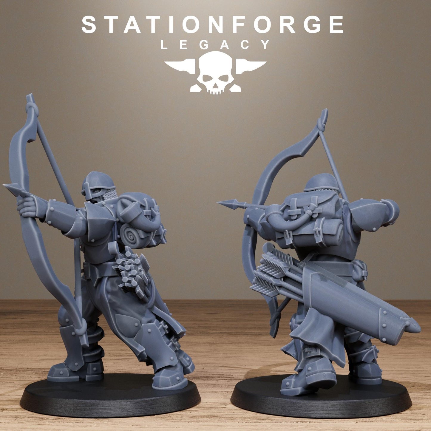 Station Forge Legacy  Solaris Archers 3d printed proxie Wargames New Faction