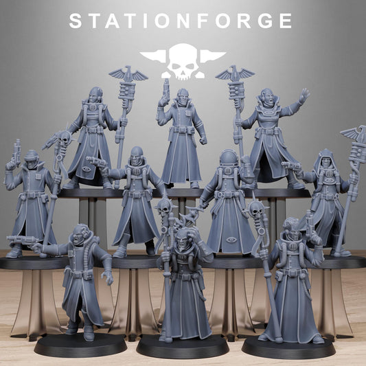 Station Forge Grimcorp Seers 3d printed proxie Wargames New Faction