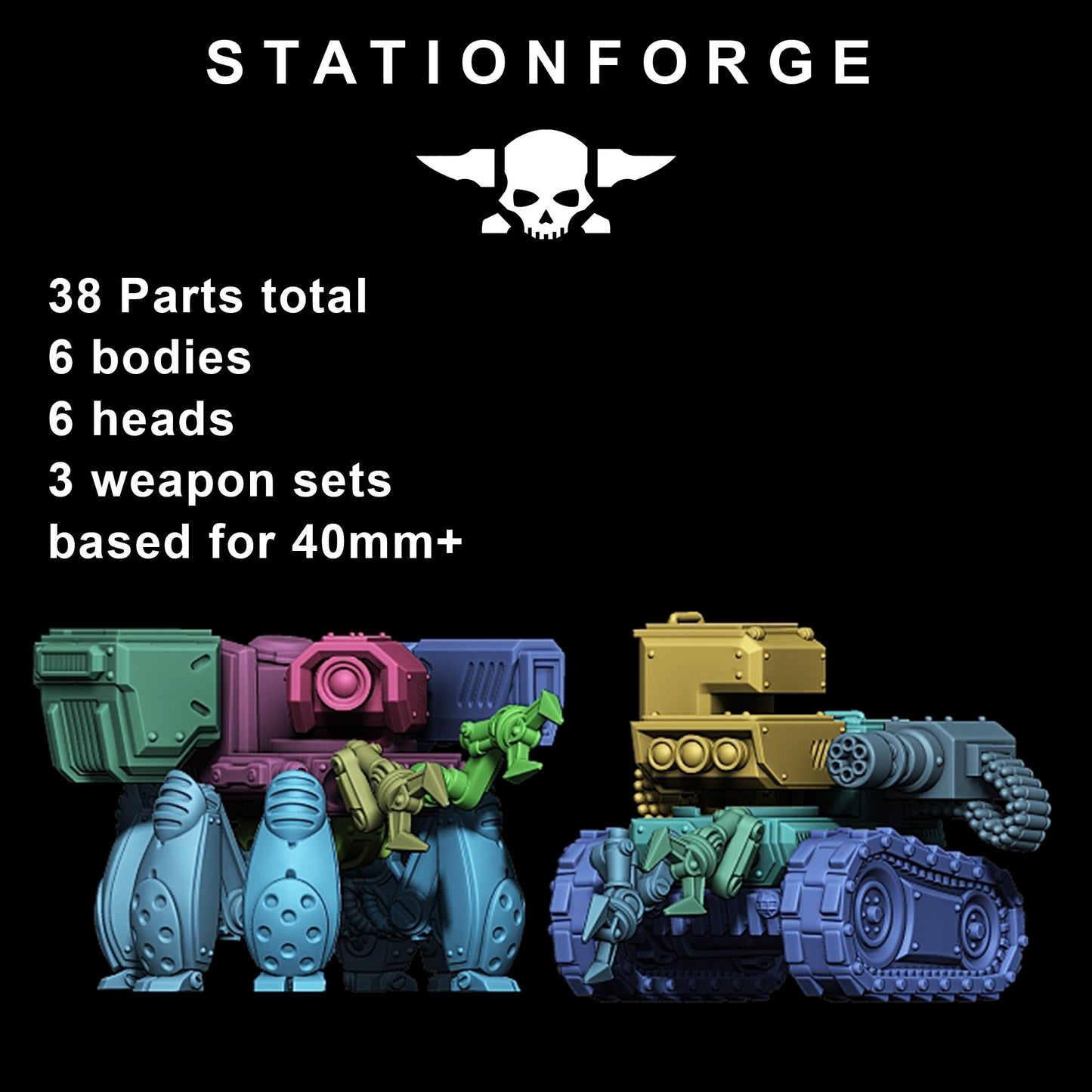 Station Forge Scavenger Volatiles Reborn Team Proxy  minitures Tabletop RPG Wargaming