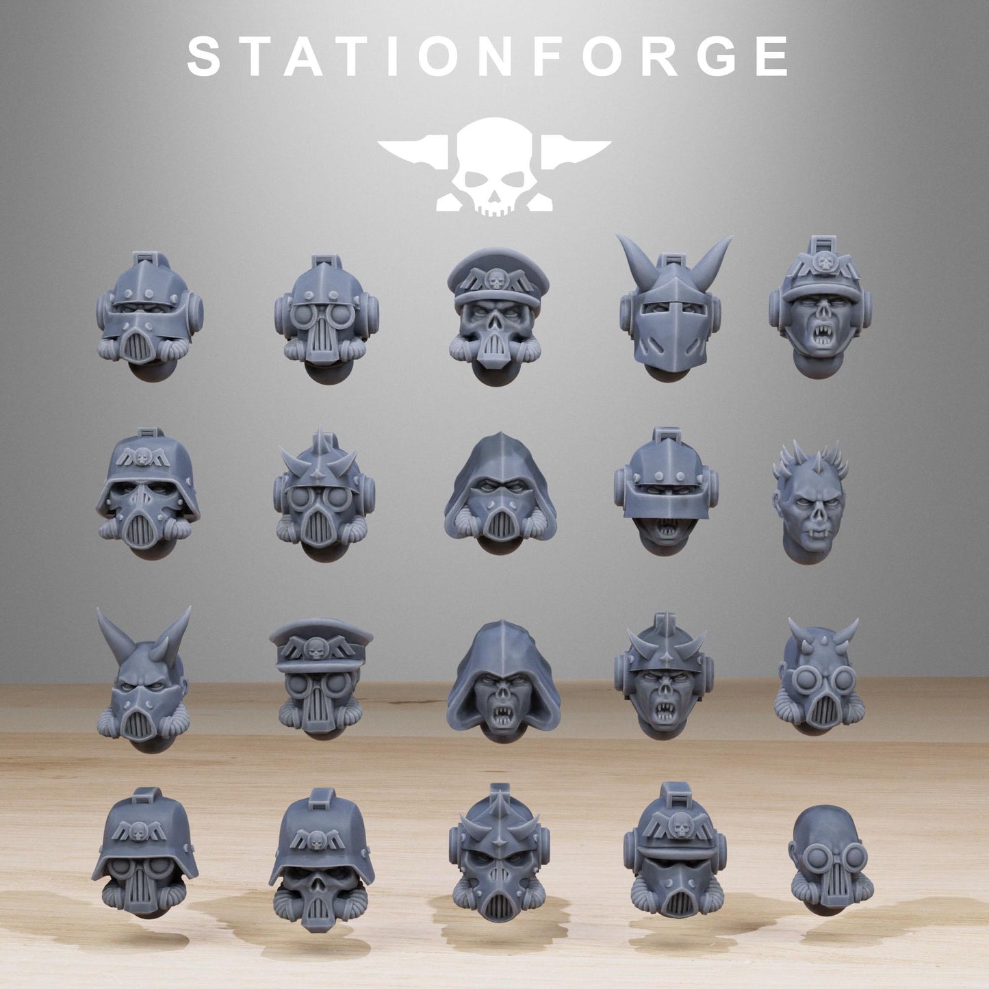 Station Forge Corrupted_Guard_Builder_Kit Proxy 28mm minitures Tabletop RPG Wargaming