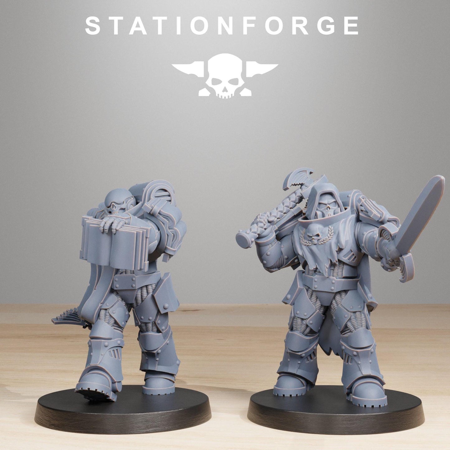 Station Forge Socratis Reverends unit 3d printed proxie Wargames / Marines