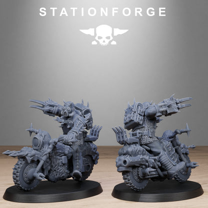 10 x Corrupted Guard Bikers Designed by Station Forge