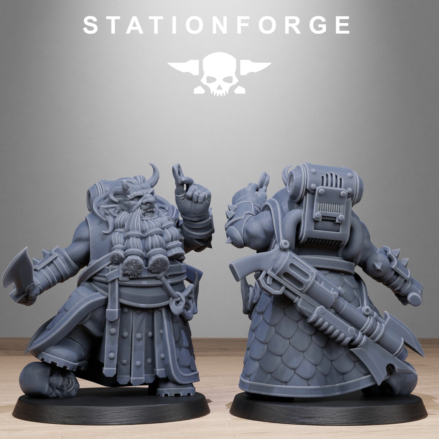 10 x Corrupted Guard Dwarves Designed by Station Forge