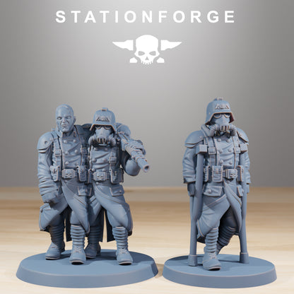 11 x GrimGuard Casualties Designed by Station Forge