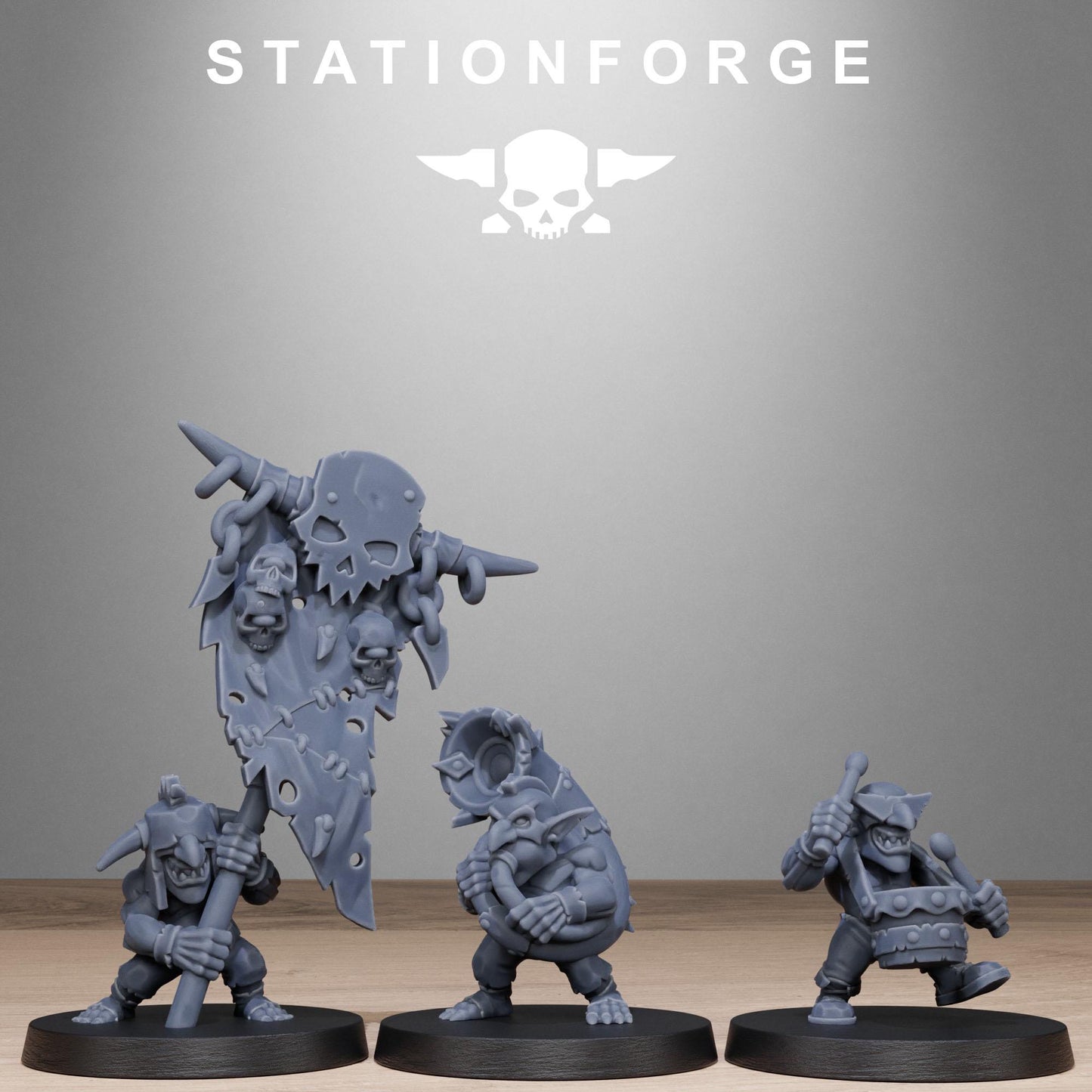 Station Forge Orkaz_Grand_Nutta v3 minitures  Tabletop RPG Wargaming custom weapon choice now available