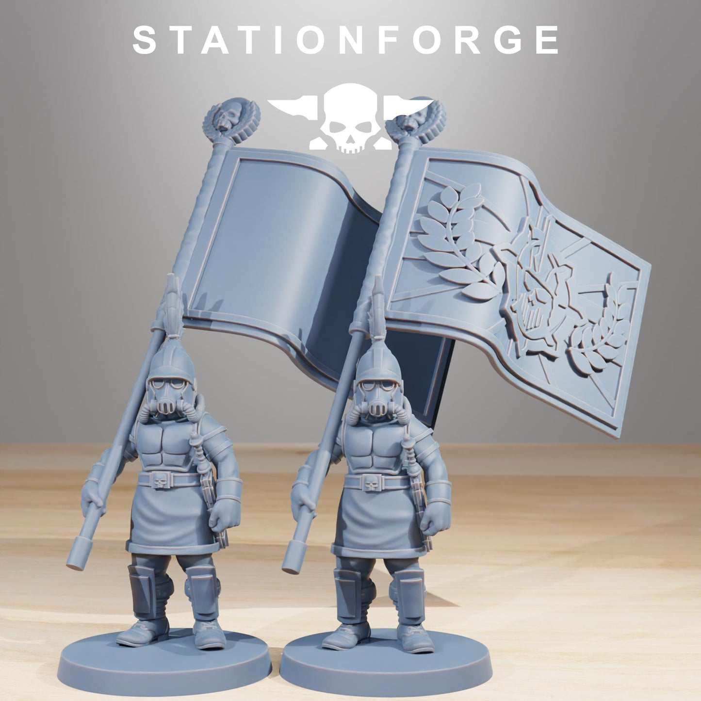 Station Forge GrimGuard Aquilastra 3d printed proxie Wargames