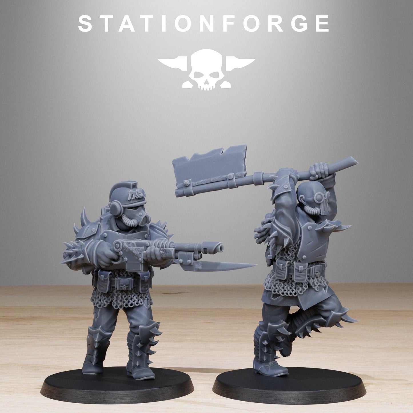 Station Forge Corrupted_Guard_Builder_Kit Proxy 28mm minitures Tabletop RPG Wargaming
