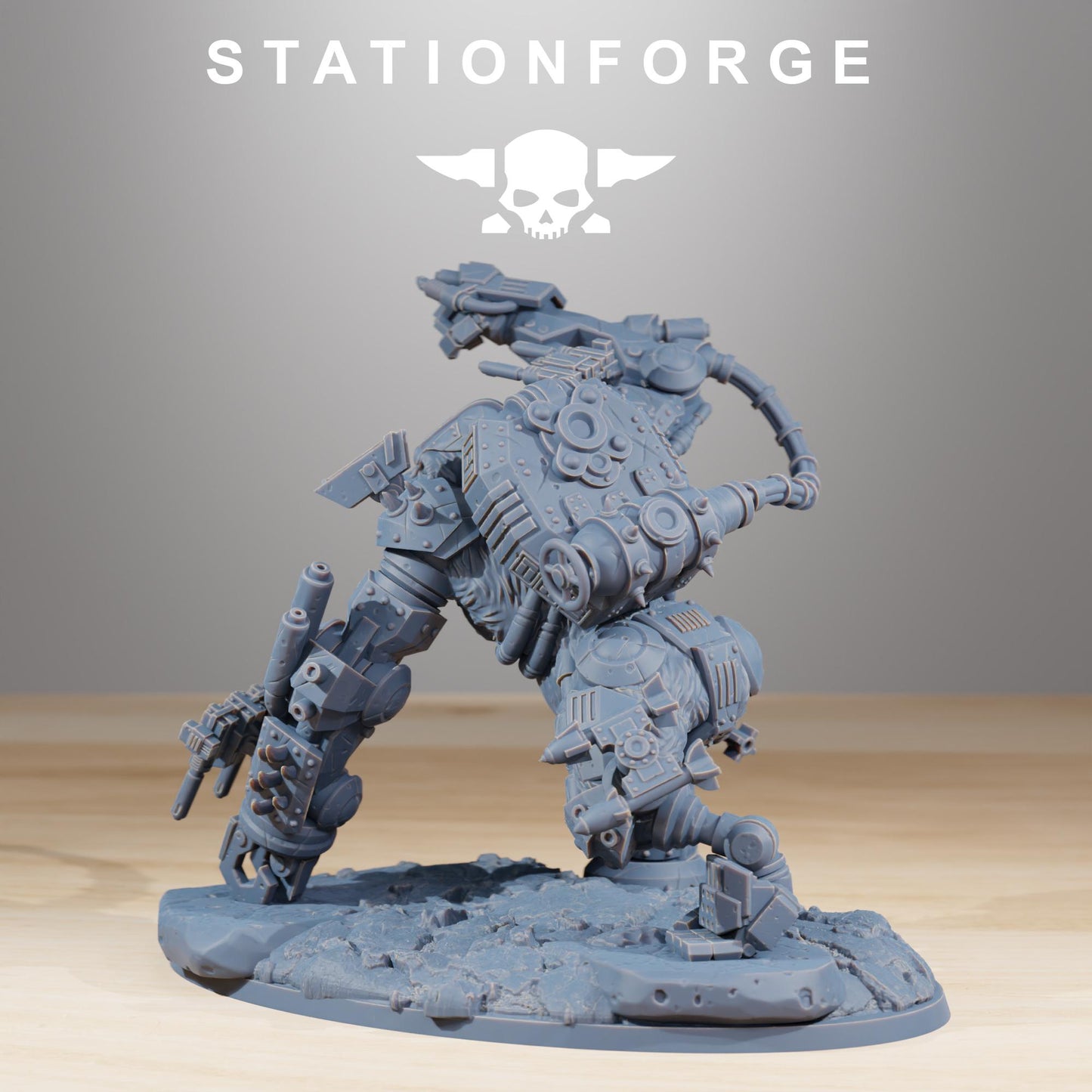 Station Forge Orkaz Kong minitures  Tabletop RPG Wargaming custom weapon choice now available