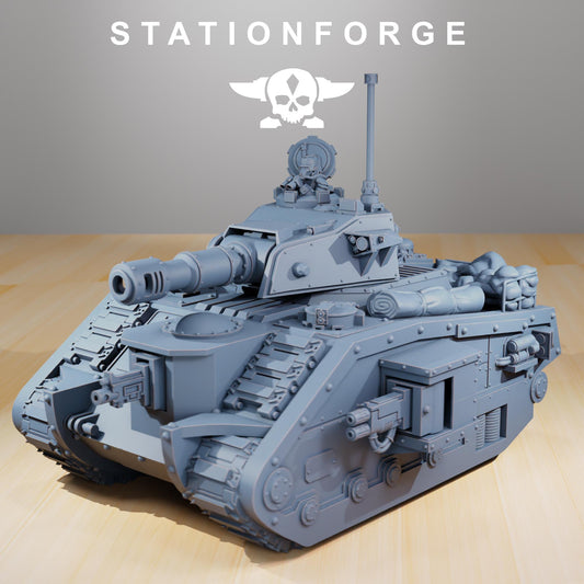 Station Forge GrimGuard Battle Tank  3d printed proxie Wargames