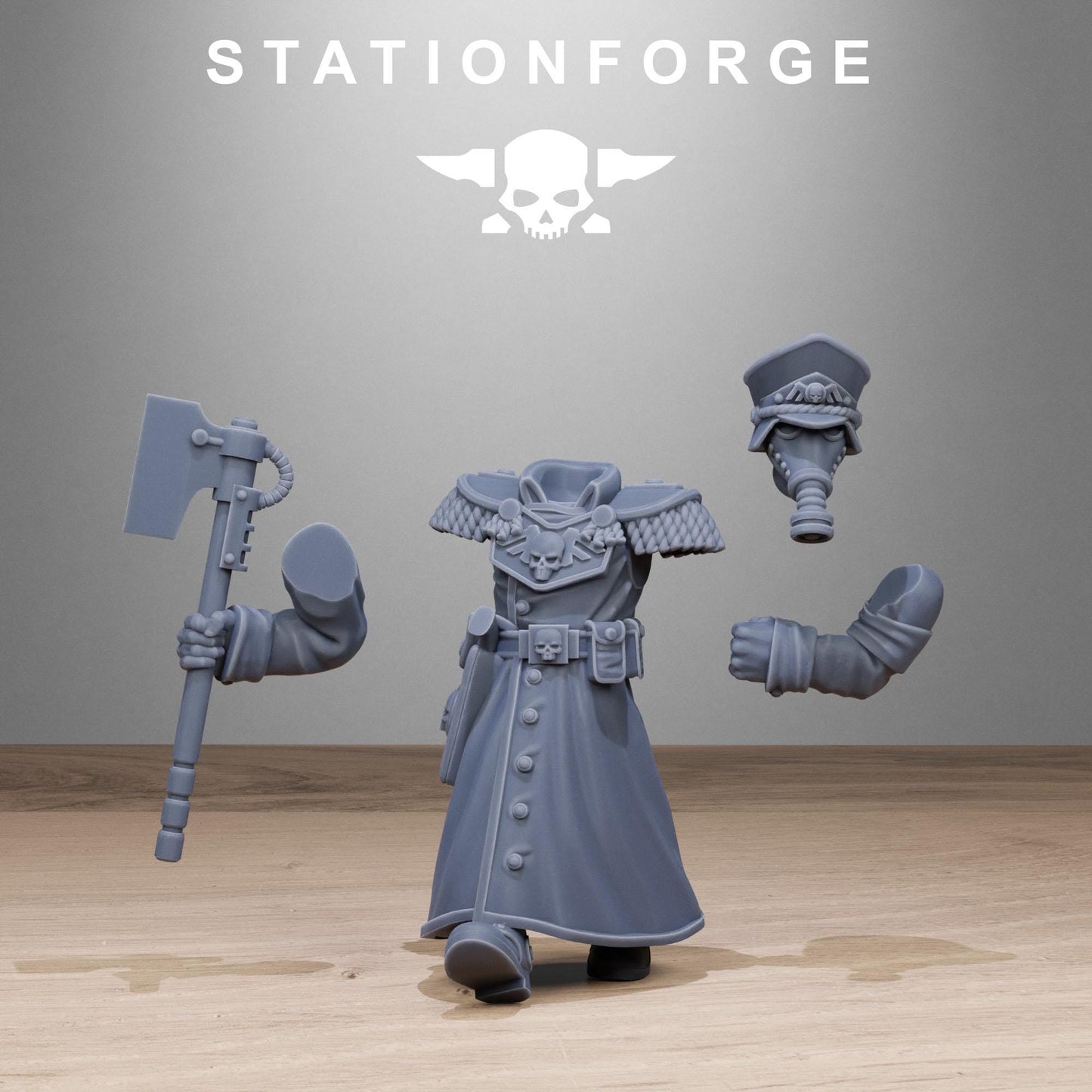 Station Forge GrimGuard Vigils 3d printed proxie Wargames