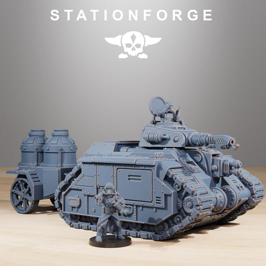 Station Forge GrimGuard Flame Tank  3d printed proxie Wargames