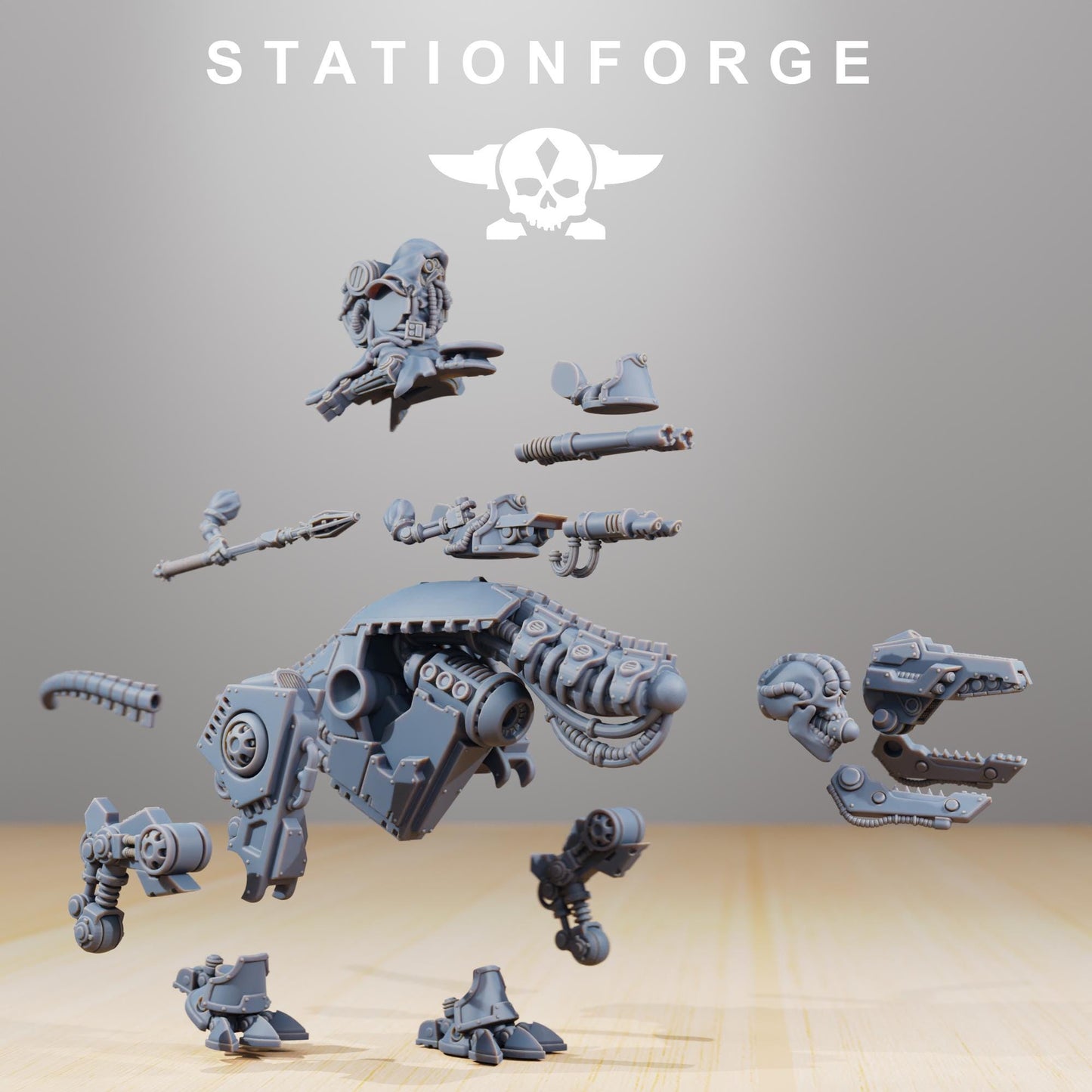 Station Forge Scavenger Alpha Rider Team Proxy  minitures Tabletop RPG Wargaming