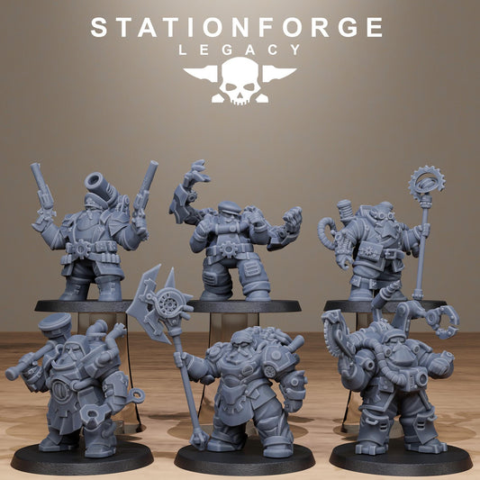 Station Forge Legacy  Ironvale Leaders 3d printed proxie Wargames big boys